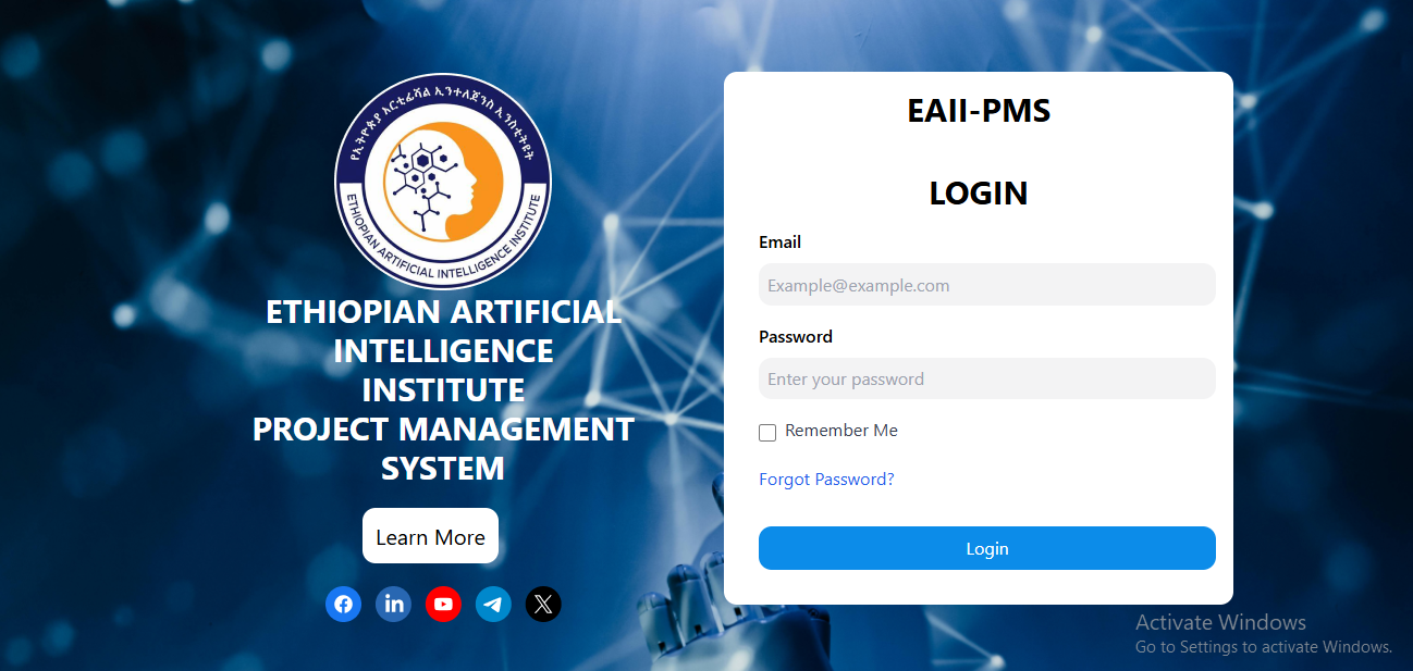 EAII Project amanagement system